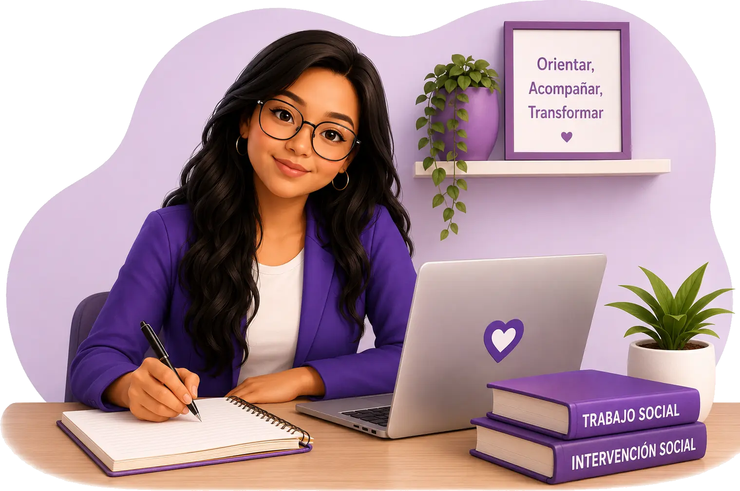Profesional de SUBEN lista para orientarte